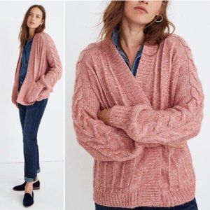 MADEWELL cozy oversized cardigan sweater, size S